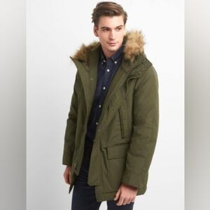 GAP Snorkel Jacket Parka Fur Hood XL